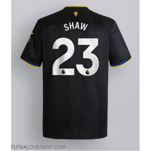 Dres Manchester United Luke Shaw #23 Tretina 2025-26 Krátky Rukáv